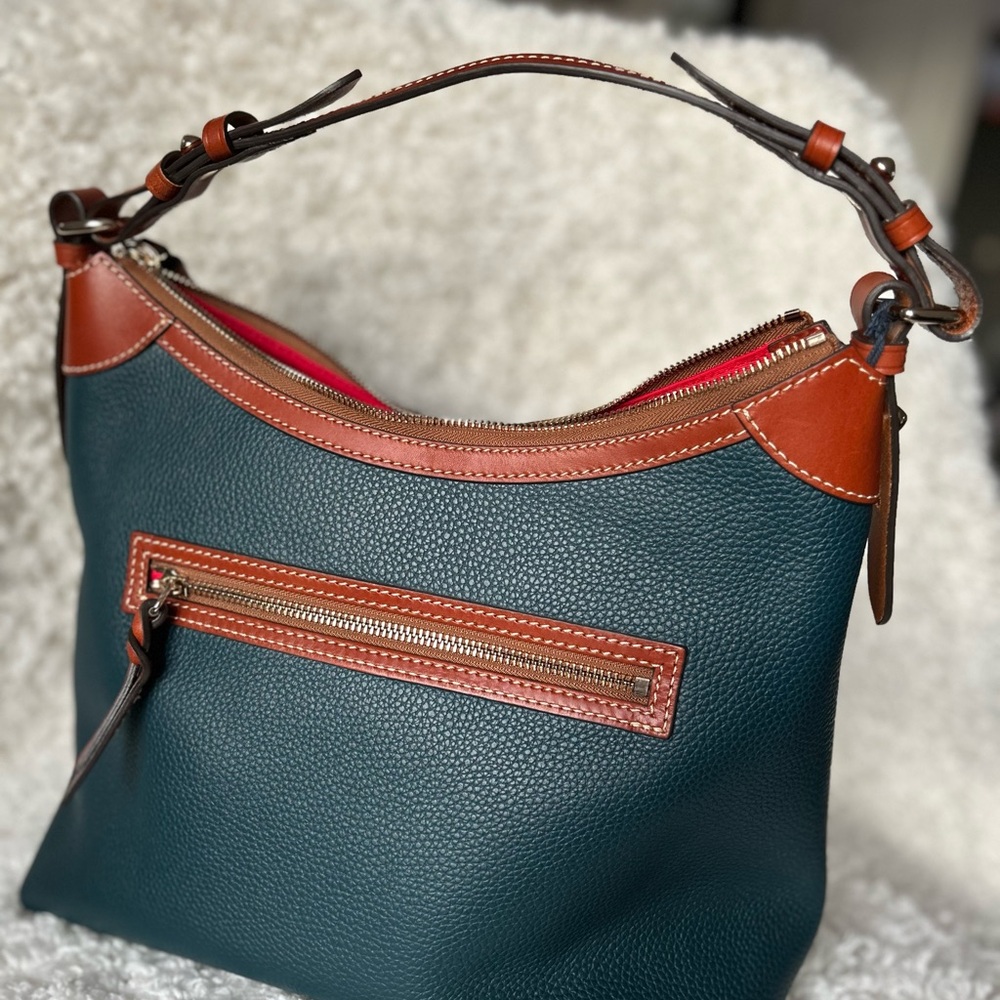 DOONEY & BOURKE Pebble Grain Hobo Sac. - Picture 3 of 11